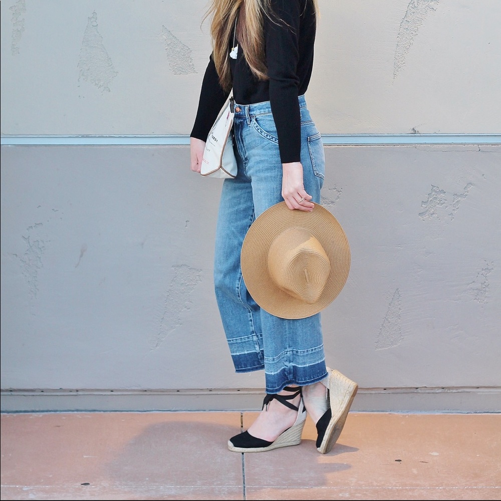 Madewell wise leg high rise jeans